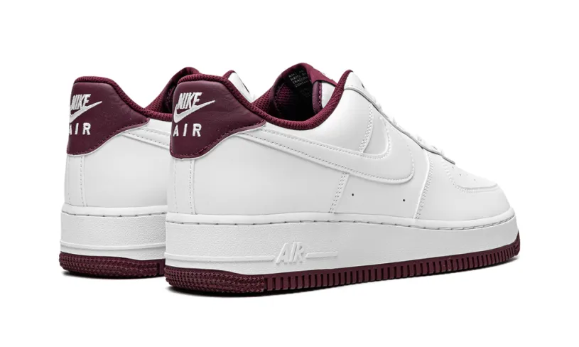 Nike Lifestyle Air Force 1 Low '07 'White Dark Beetroot'